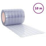 Rideau de porte vidaxl 300x2,6 mm 10 m PVC transparent