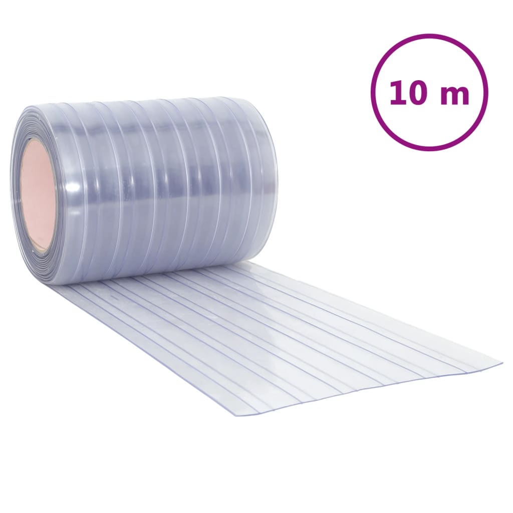 Vidaxx rideau de porte 300x2,6 mm 10 m PVC transparent