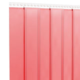 VidaXL rideau de porte 200x1,6 mm 10 m PVC rouge