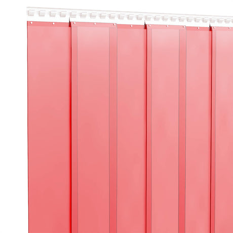 Vidaxx rideau de porte 200x1,6 mm 25 m PVC rouge