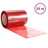 Vidaxx rideau de porte 300x2,6 mm 25 m PVC rouge