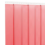 Rideau de porte vidaxl 300x2,6 mm 25 m PVC rouge