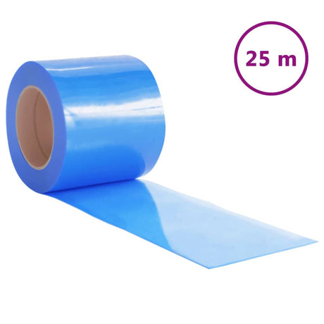 VidaXL rideau de porte 200x1,6 mm 25 m PVC bleu