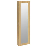 VidaXL Armoire à bijoux avec miroir mural 30x8,5x106 cm