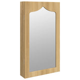 Vidaxl jewelry cupboard with mirror wall -mounted 37.5x10x67 cm