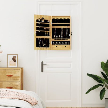 Vidaxx armoire à bijoux avec miroir mural 37,5x10x67 cm