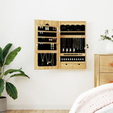 Vidaxx armoire à bijoux avec miroir mural 37,5x10x67 cm