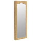 VIDAXL -Schmuckschrank mit Spiegelwand -montiert 37,5 x 10 x 106 cm