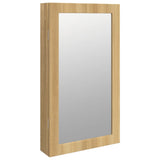 Armoire à bijoux Vidaxx avec miroir et LED murale