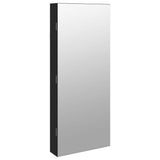 Vidaxx armoire à bijoux avec miroir et LED mural noir