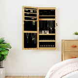 Armoire à bijoux Vidaxx avec miroir et LED murale