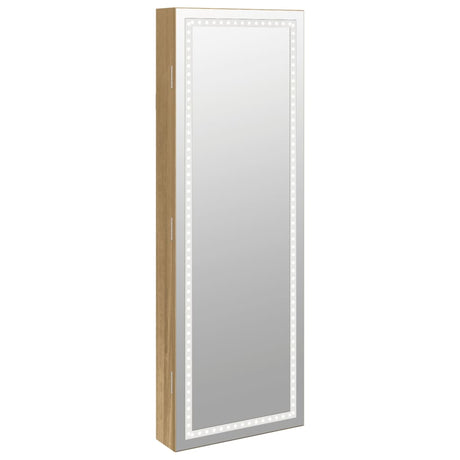 Armoire à bijoux Vidaxx avec miroir et LED murale