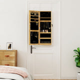 Armoire à bijoux Vidaxx avec miroir et LED murale