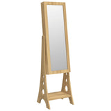 Armoire à bijoux autoportante Vidaxx avec miroir et éclairage LED