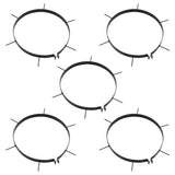VidaXL Pinces d'aération 5 pcs avec pointes Ø 30 cm fer
