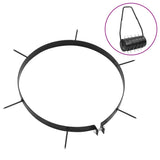 VidaXL Pinces d'aération 5 pcs avec pointes Ø 30 cm fer