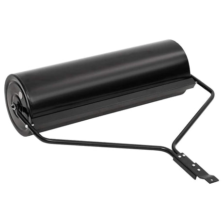 Vidaxl rouleau à gazon 63 l fer noir