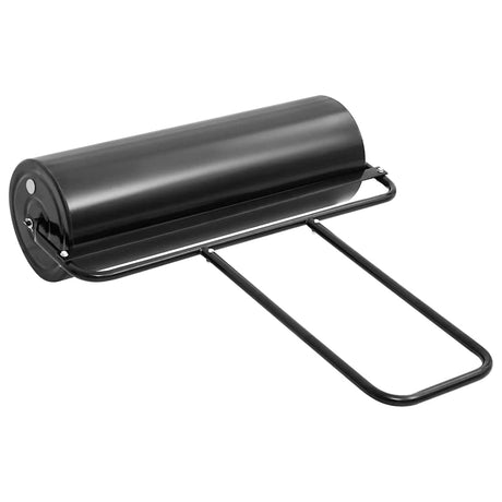 Rouleau à gazon Vidaxl avec poignée 63 l fer et acier noir