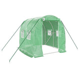 Serre de jardin Vidaxxl avec structure en acier 4 m² 2x2x2 m