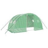 Serre de jardin Vidaxxl avec structure en acier 8 m² 4x2x2 m