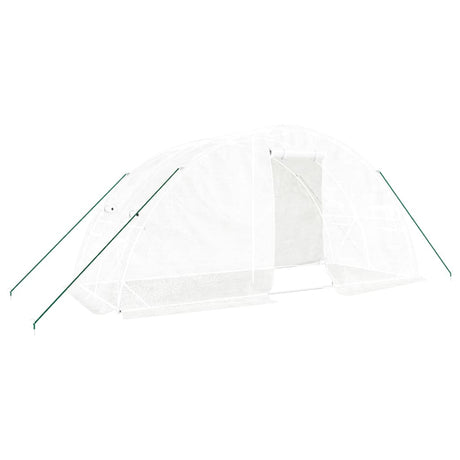 Serre de jardin Vidaxxl avec structure en acier 10 m² 5x2x2,3 m