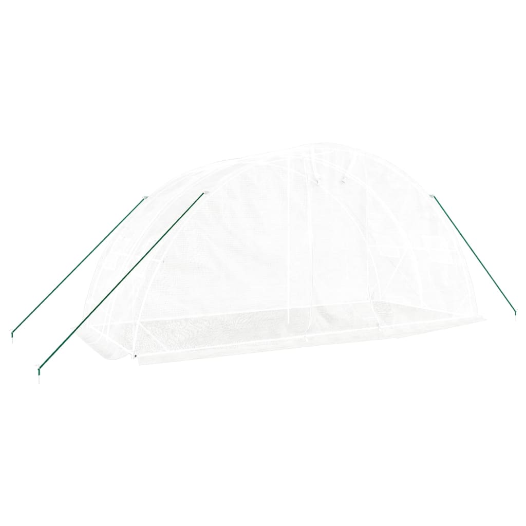 Serre de jardin Vidaxxl avec structure en acier 10 m² 5x2x2,3 m