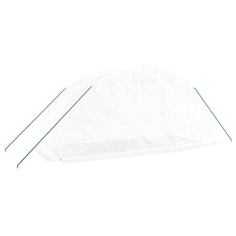 Serre de jardin Vidaxxl avec structure en acier 10 m² 5x2x2,3 m