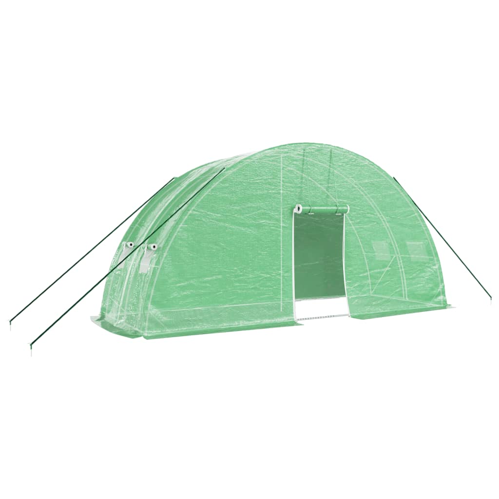 Serre de jardin Vidaxxl avec structure en acier 12 m² 6x2x2,85 m