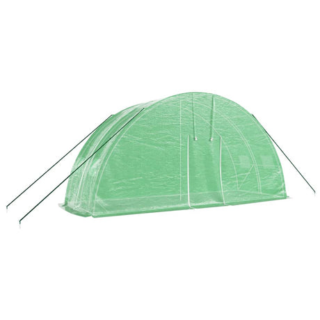 Serre de jardin Vidaxxl avec structure en acier 12 m² 6x2x2,85 m
