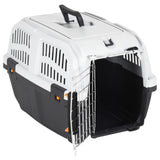 Vidaxl Travel basket with metal door 48x31.5x31 cm polypropene