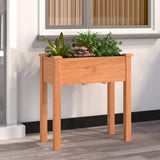 VidaXL Jardinière avec doublure 71x37x76 cm bois de pin massif marron