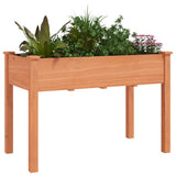 Vidaxx jardinière avec doublure 118x59x76 cm bois de pin massif marron