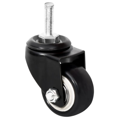 VidaXL Roues pour jardinière 4 pcs 8x3,5x8 cm fer noir