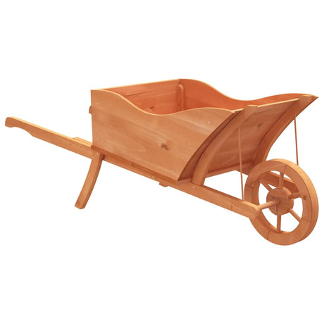 Vidaxx jardinière brouette 128x45,5x43 cm bois de pin massif