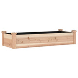 Vidaxx jardinière surélevée avec doublure 120x45x25 cm bois de pin massif