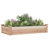 Vidaxl Planter opgeworf mat der Luucht 120x65 cm feste Pistood