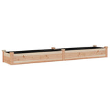 Vidaxx jardinière surélevée avec doublure 240x45x25 cm bois de pin massif