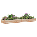 VidaXL jardinière surélevée avec doublure 240x60x25 cm bois de pin massif