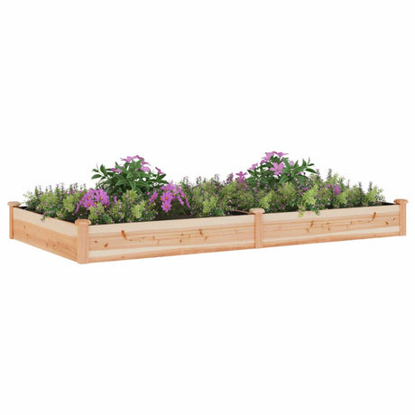Vidaxx jardinière surélevée avec doublure 240x120x25 cm bois de pin massif
