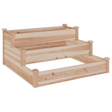 Vidaxl Planter opgeworf mat der Luucht 120x120x56 cm mistory Pinwood