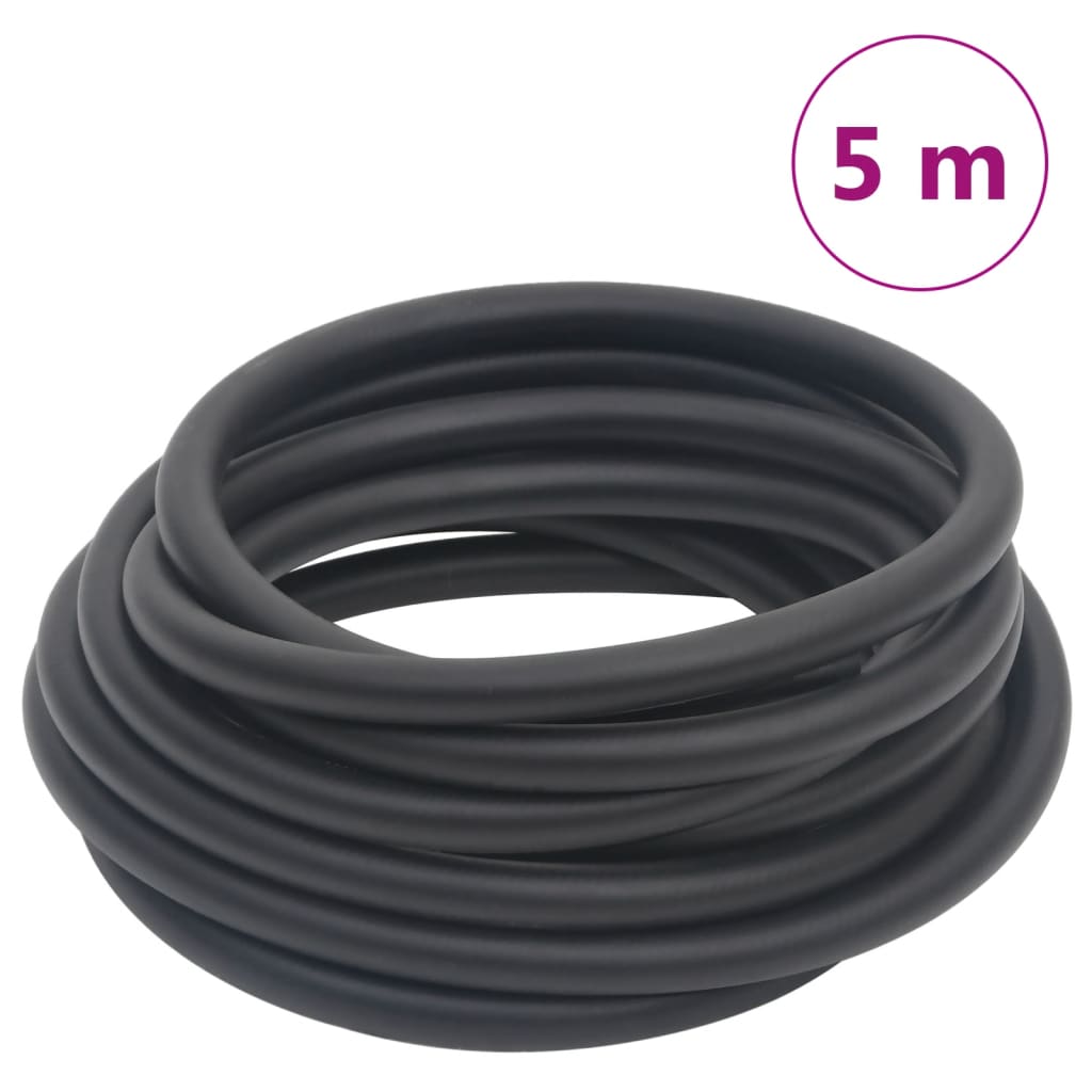 Vidaxx tuyau d'air hybride 0,6'' 5 m caoutchouc et PVC noir