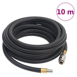 Vidaxx tuyau d'air hybride 0,6'' 10 m caoutchouc et PVC noir