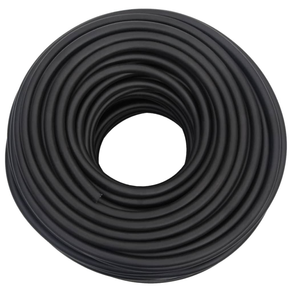 VidaXL Tuyau d'air hybride 0,6'' 20 m caoutchouc et PVC noir