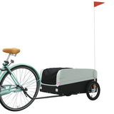 BIDAXL BICYCLE TRAILER 45 kg järnsvart och grå