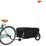 BIDAXL Cykel trailer 45 kg järnsvart