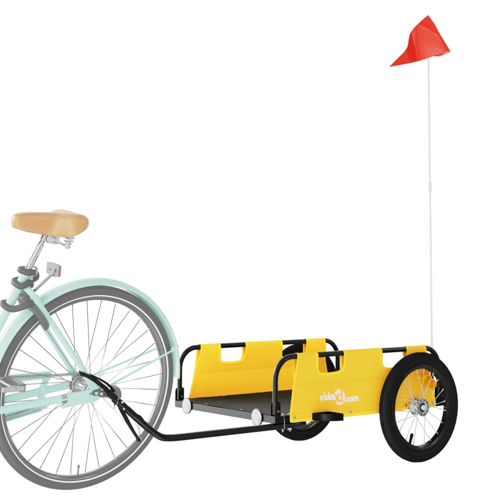 BIDAXL BICYCLE TRAILER Oxford Fabric and Iron Yellow