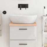 Vidaxl Washbasin Sheet 40x30x (2-4) cm non trattato in legno massiccio