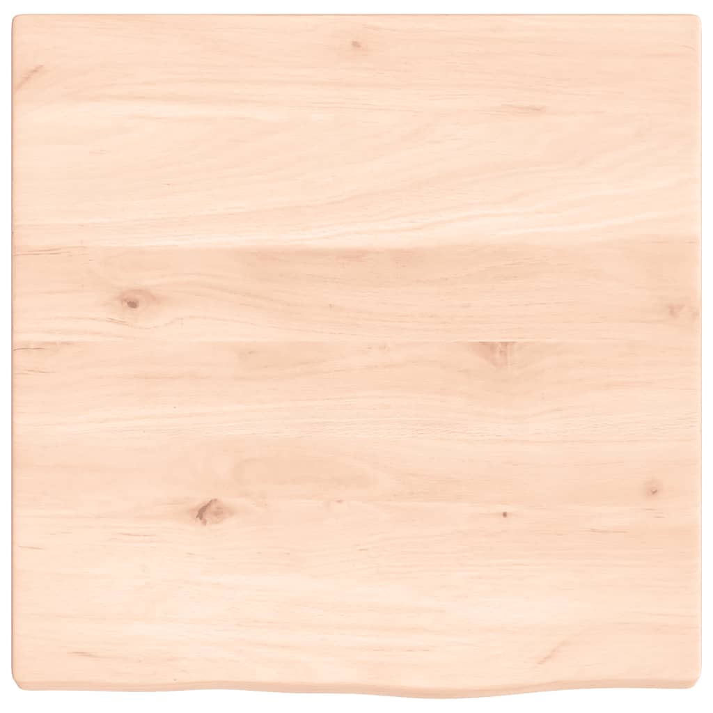 VidaXL Plan de lavabo 40x40x2 cm bois massif non traité
