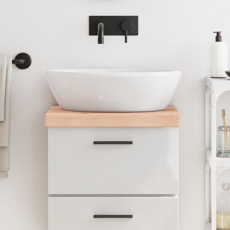 Plan de lavabo Vidaxx 40x40x (2-6) cm en bois massif non traité