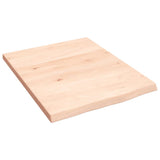VidaXL Plan de lavabo 40x50x2 cm bois massif non traité